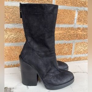 Haider Ackermann back zip bootie size 40/9